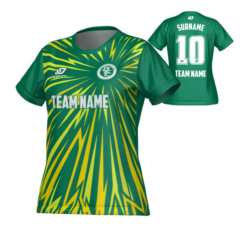 Burst Womens Jersey - Green