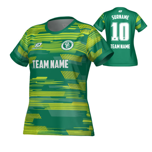 Glitch Womens Jersey - Green