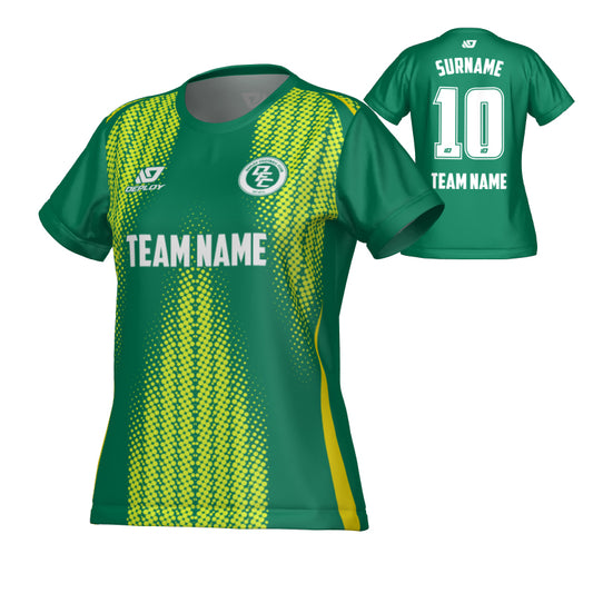 Halftone Womens Jersey - Green
