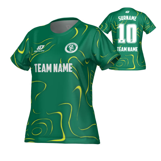 Marble Womens Jersey - Green