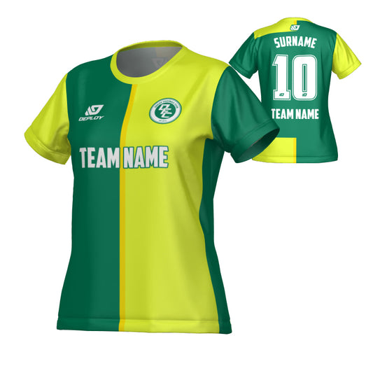 Split Womens Jersey - Green
