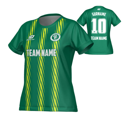 Zig Zag Womens Jersey - Green