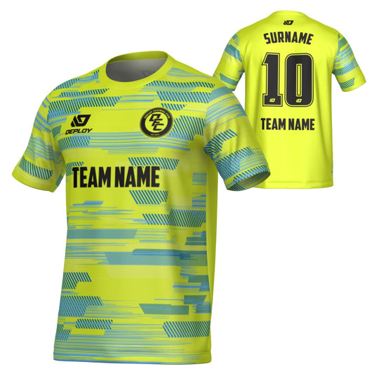 Glitch Jersey - Neon Yellow