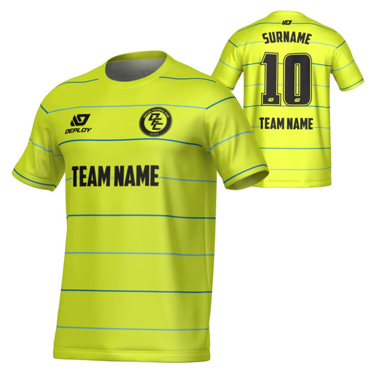 Grid Jersey - Neon Yellow