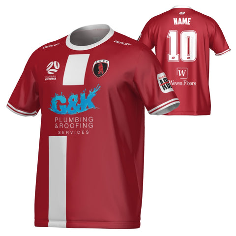 LA TROBE UNIVERSITY SOCCER CLUB - JUNIOR BOYS U9 ONLY - HOME JERSEY