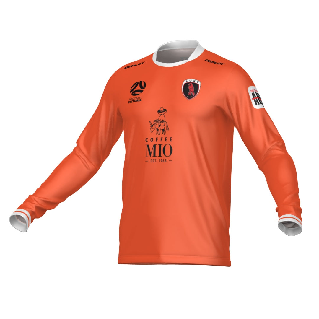 LA TROBE UNIVERSITY SOCCER CLUB - JUNIOR BOYS U7 U11 U12 U14 ONLY - GOALKEEPER JERSEY (ELBOW PADDING)