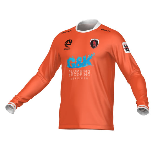 LA TROBE UNIVERSITY SOCCER CLUB - JUNIOR BOYS U9 ONLY - GOALKEEPER JERSEY (ELBOW PADDING)