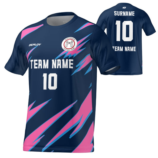 Northbridge FC - Flight Jersey Lightning - Navy/Pink