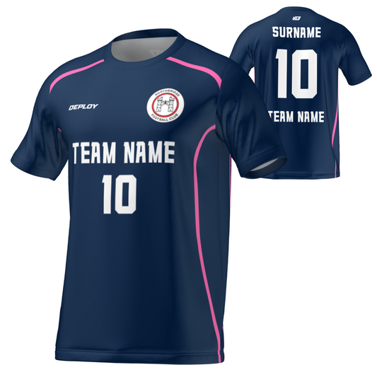 Northbridge FC - Flight Jersey Lines- Navy/Pink