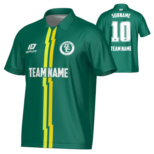 Lightning Collared Jersey - Green