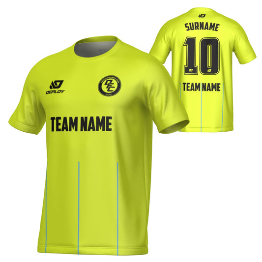 Linear Jersey - Neon Yellow