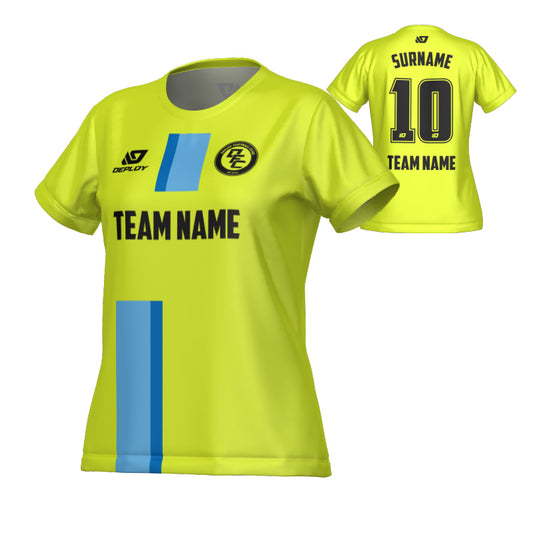 Block Womens Jersey - Neon Yellow