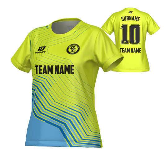 Circuit Womens Jersey - Neon Yellow