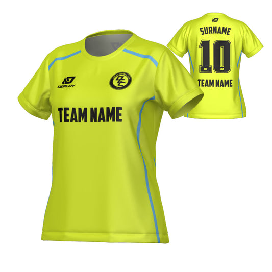 Contour Womens Jersey - Neon Yellow