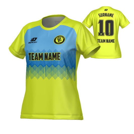 Echo  Womens Jersey - Neon Yellow