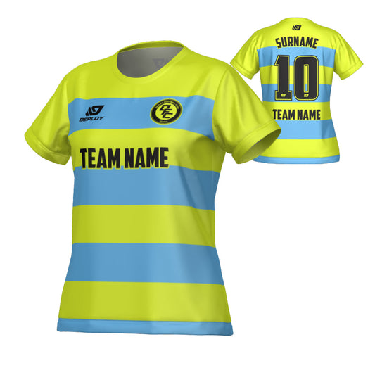 Hoops Womens Jersey - Neon Yellow