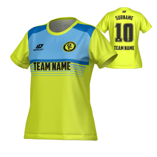 Horizon Womens Jersey - Neon Yellow