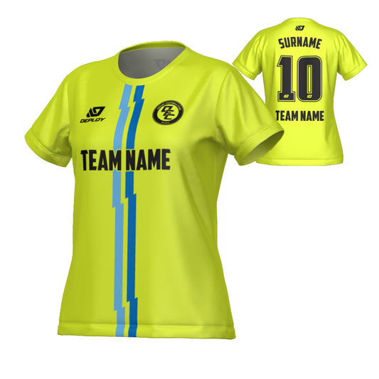 Lightning Womens Jersey - Neon Yellow