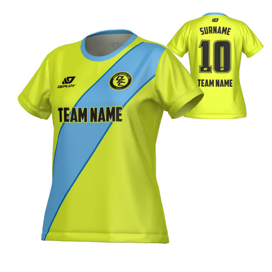 Sash Womens Jersey - Neon Yellow