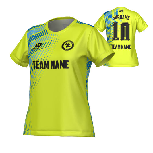 Spray Womens Jersey - Neon Yellow