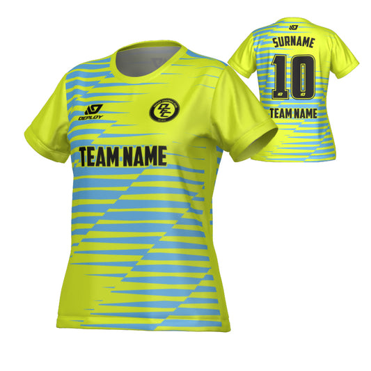 Static Womens Jersey - Neon Yellow