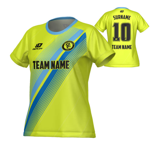 Velocity Womens Jersey - Neon Yellow
