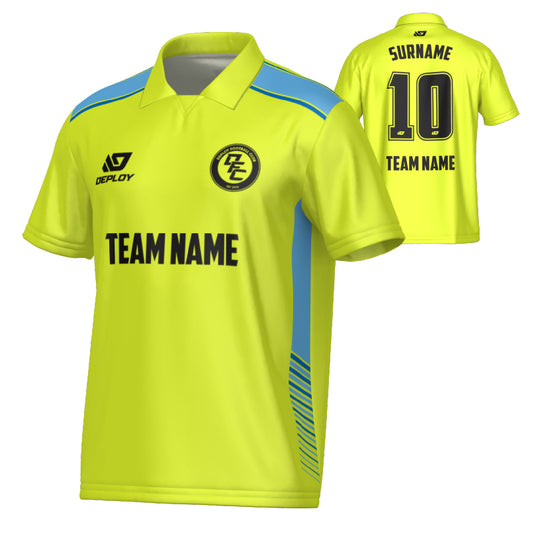 Apex Collared Jersey - Neon Yellow