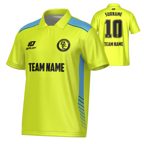 Apex Collared Jersey - Neon Yellow