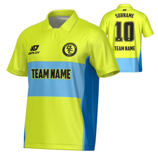 Shift Collared Jersey - Neon Yellow