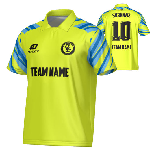 Surge Collared Jersey - Neon Yellow