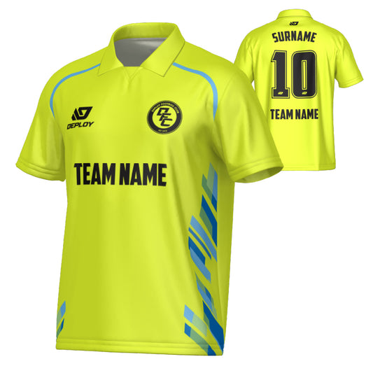 Turbo Collared Jersey - Neon Yellow