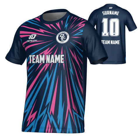 Burst Jersey - Navy