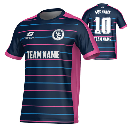 Cadence Jersey - Navy & Pink