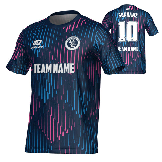 Drips Jersey - Navy & Pink
