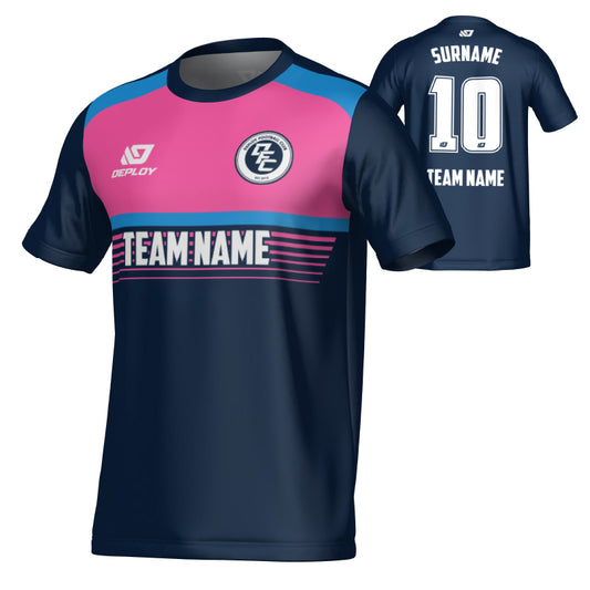 Horizon Jersey - Navy & Pink