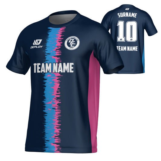 Rift Jersey - Navy & Pink
