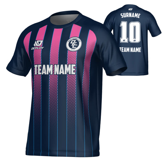 Streamline Jersey - Navy & Pink