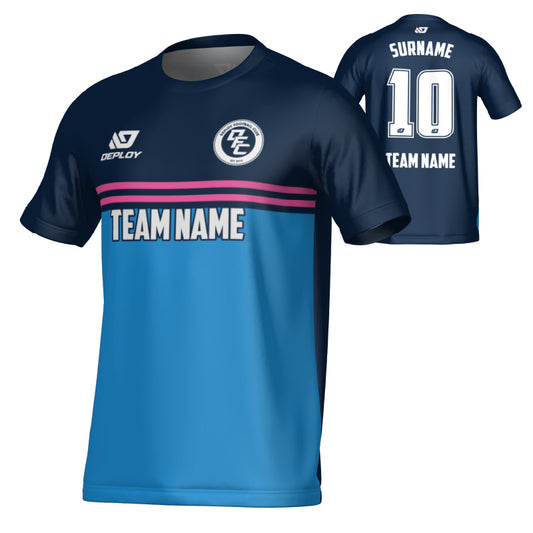 Summit Jersey - Navy & Pink