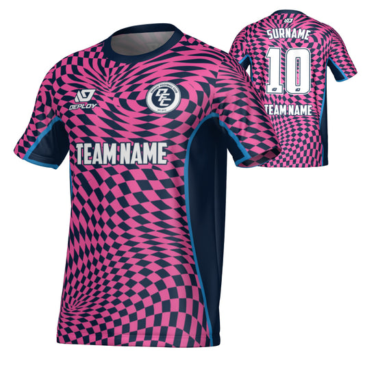 Vortex Jersey - Navy & Pink