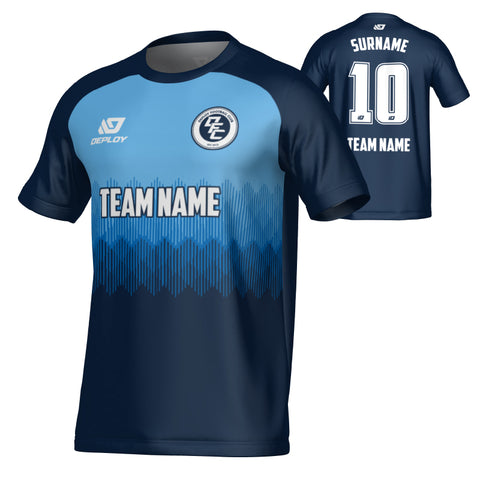 Echo Jersey - Navy & Sky Blue