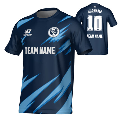 Sharp Jersey - Navy & Sky Blue