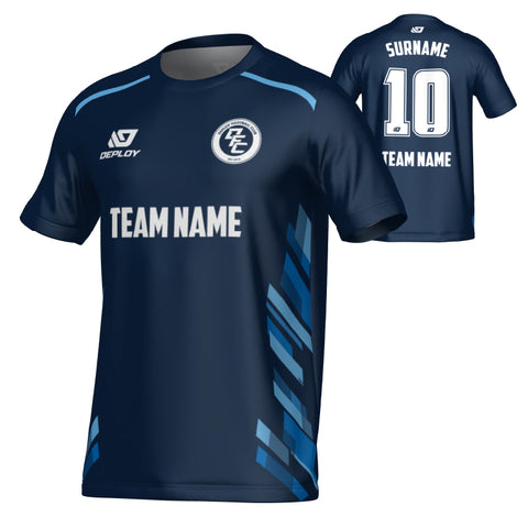 Turbo Jersey - Navy & Sky Blue
