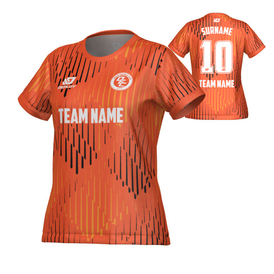 Drips Womens Jersey - Orange