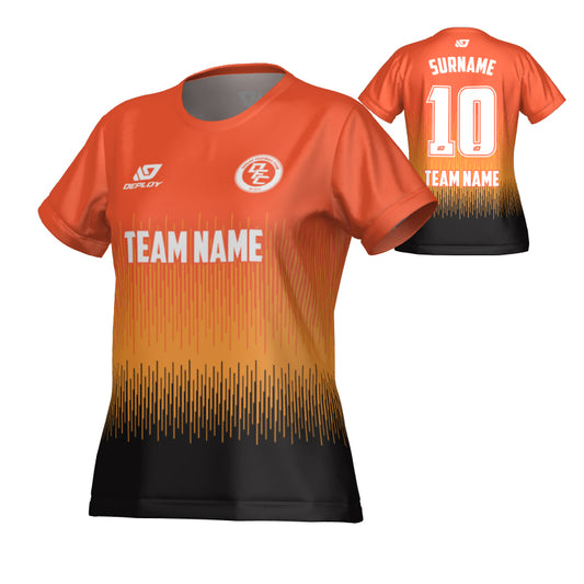 Fade Womens Jersey - Orange