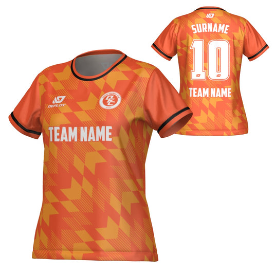 Leaves Womens Jersey - Orange