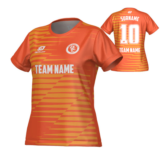 Static Womens Jersey - Orange