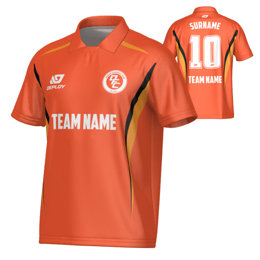 Arc Collared Jersey - Orange