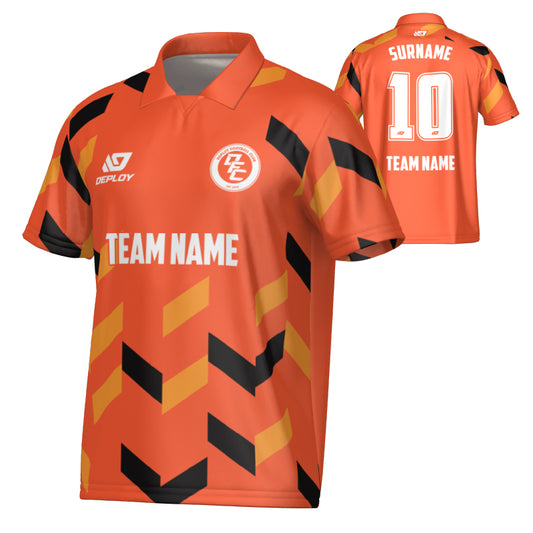 Arrows Collared Jersey - Orange
