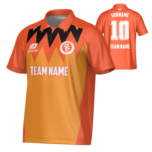 Carnival Collared Jersey - Orange