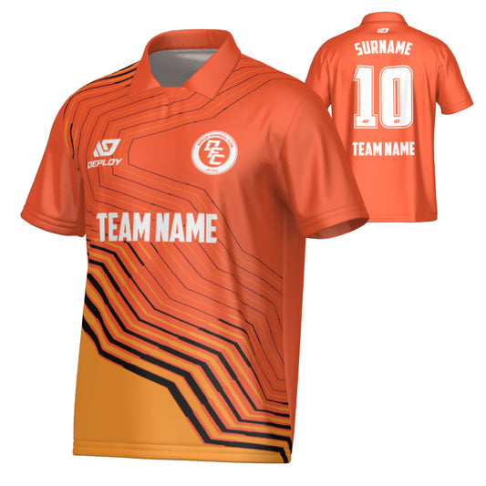 Circuit Collared Jersey - Orange
